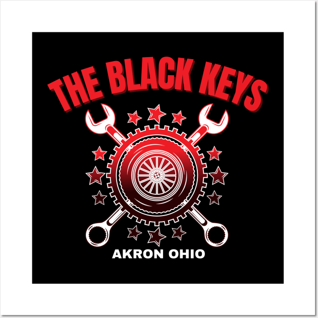 the black keys team motorcycle gang Wall Art by Animals Project